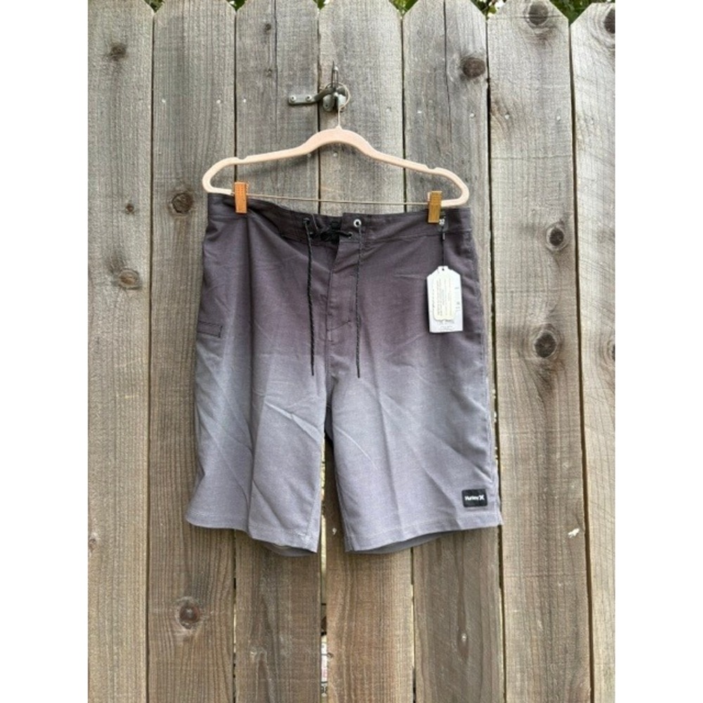 Hurley Mens Weekender 20 Ombre Board Shorts Grey Gradient Recycled Size 32W